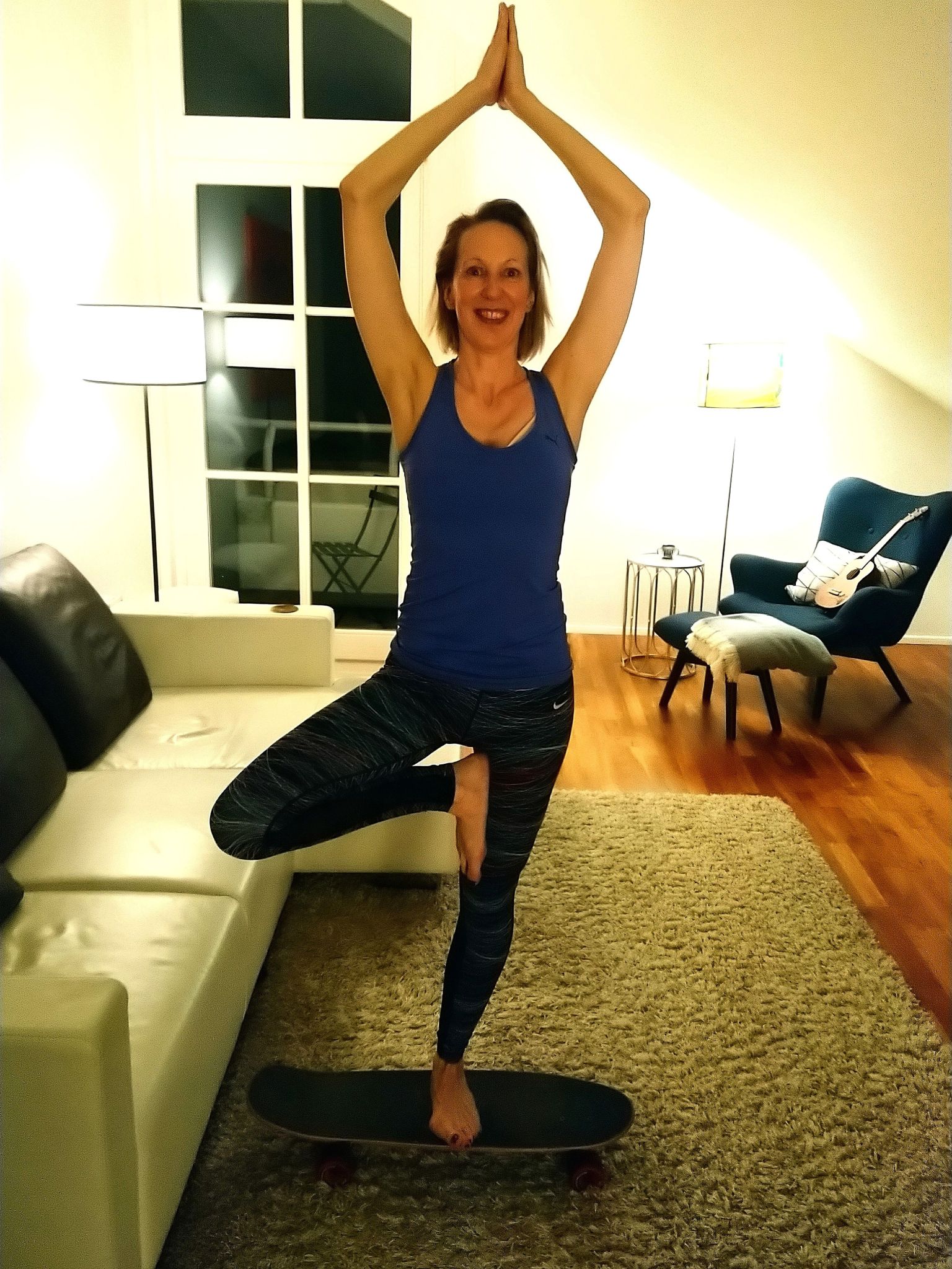 #skateyoga skateboard yoga tree