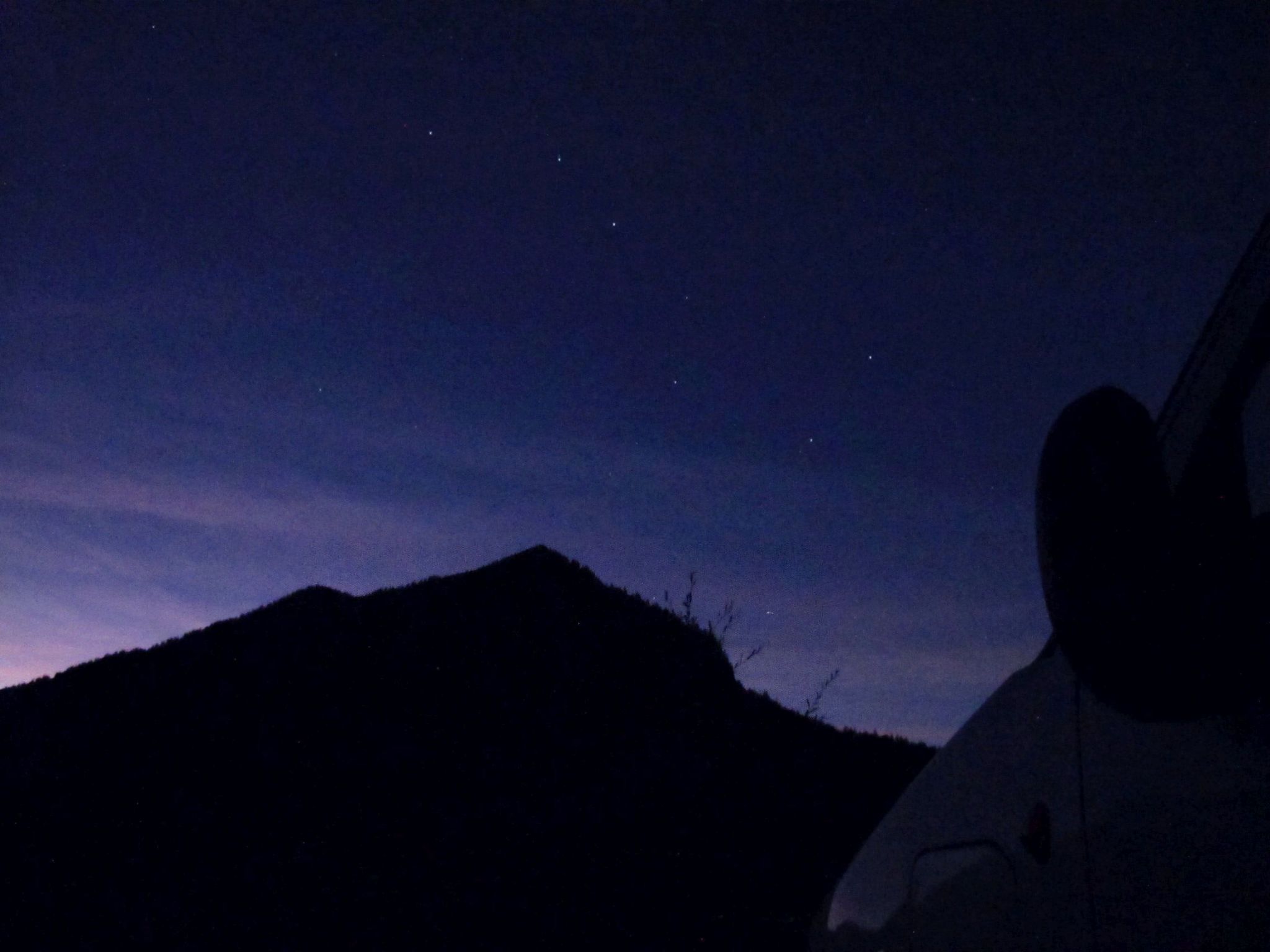 ...und dann stand der Große Wagen über dem großen Wagen